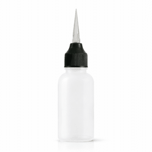 Bouteille applicateur pointe fine pour tatouage temporaire au jagua