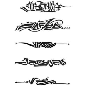 Pochoir Tatouage Temporaire Yandijsab